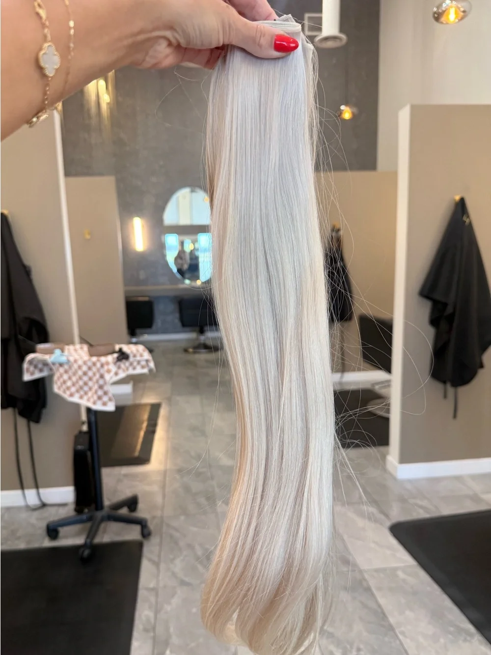 LACED HAIR Platinum Blonde EXTENSIONS | 22in